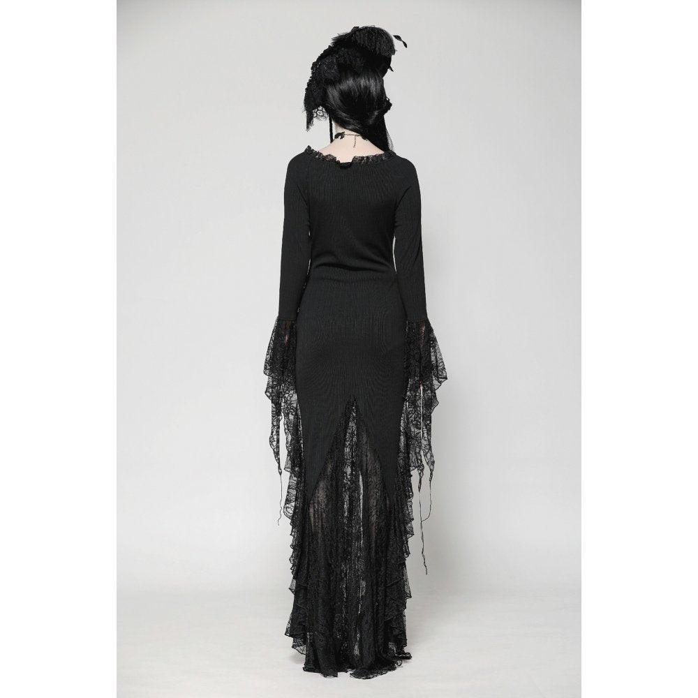 Dark in Love Pandora Witchy Asymmetrical Long Dress