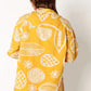 Casual Fruit Print Shorts & Blouse Suit, Spring and Autumn Collection