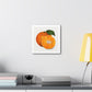 Delicious Orange Tangerine Illustration, Artist Unknown, Art Print on Canvas