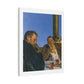 Café Art III, Print on Satin Canvas, Stretched