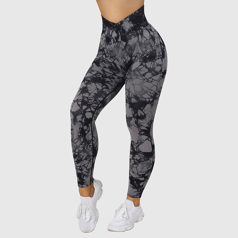 Tie Dye Women's Leggings Gym Yoga Pants