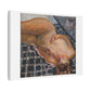 Reclining Nude Against a White and Blue Plaid (circa 1909) by Pierre Bonnard, Art Print on Canvas
