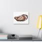 Jewellery Oyster Clam Invertebrate Art Print on Satin Canvas, Stretched