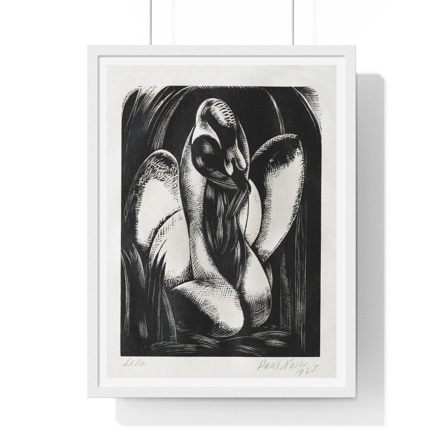 Leda (1925) by Paul Nash, from the Original, Framed Art Print