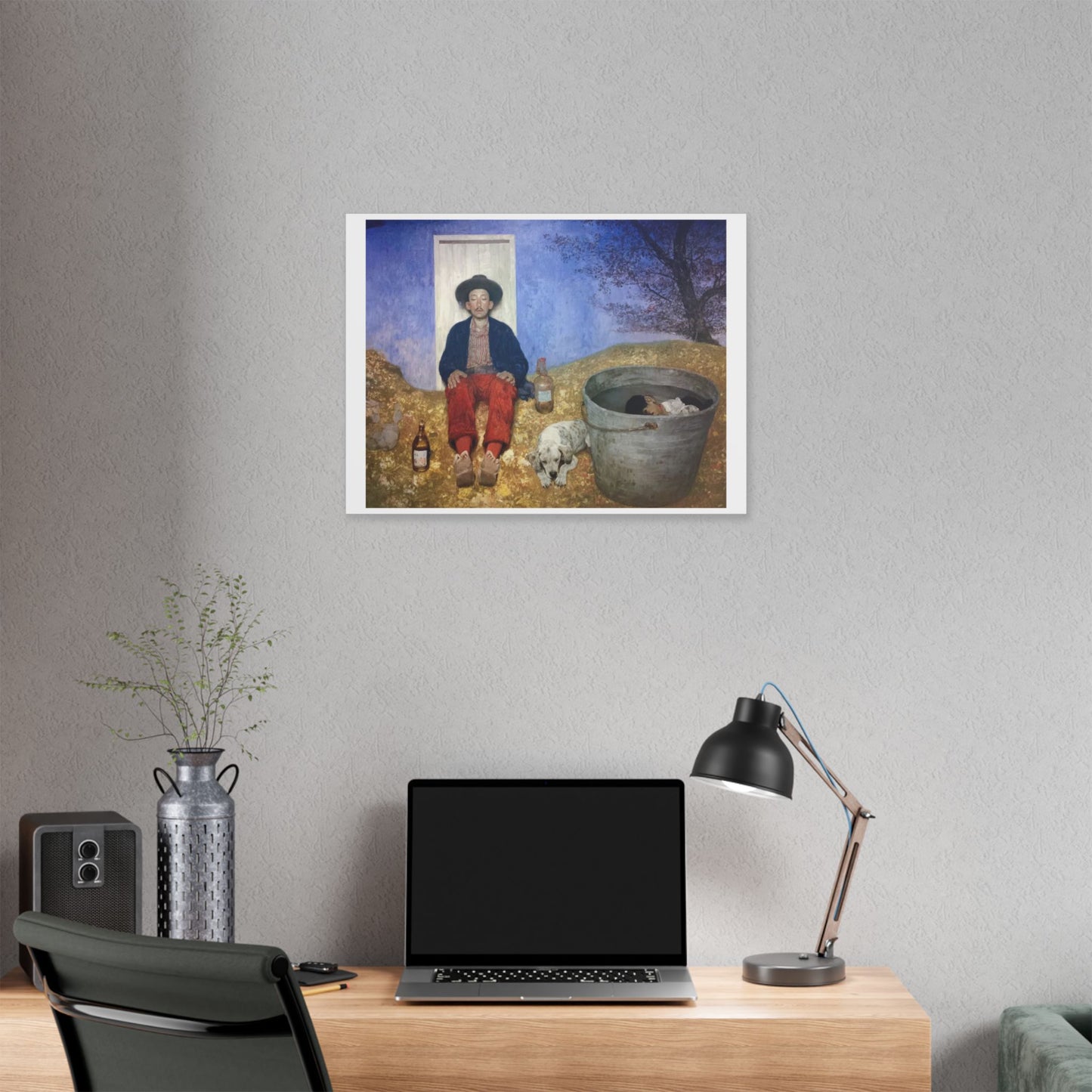 How the West Was Won 'Designed by AI' Canvas Art Print