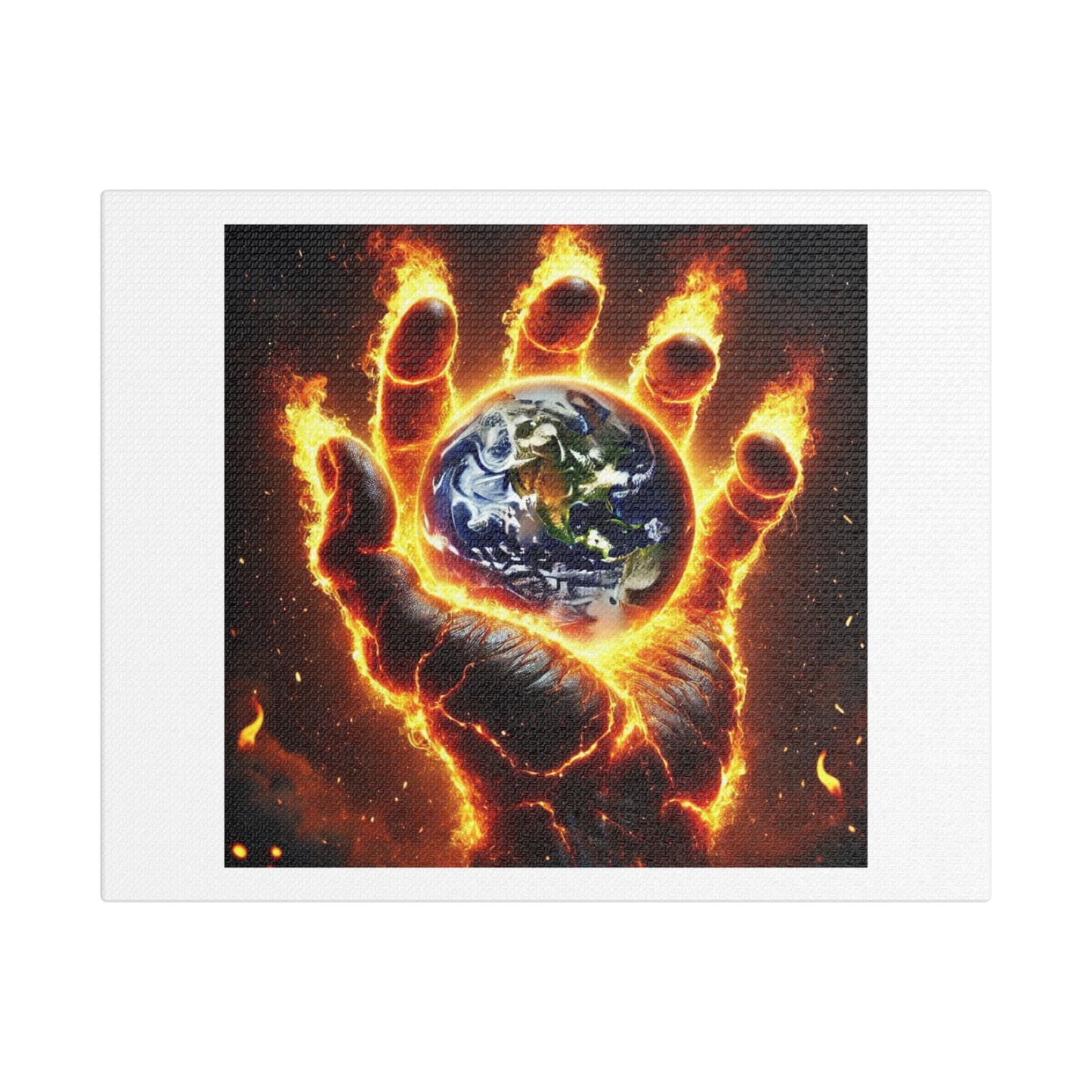 Everything Will Be Alright 'Designed by AI', Art Print on Canvas