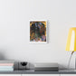 The Walls Have Eyes, Art Print on Satin Canvas, Stretched