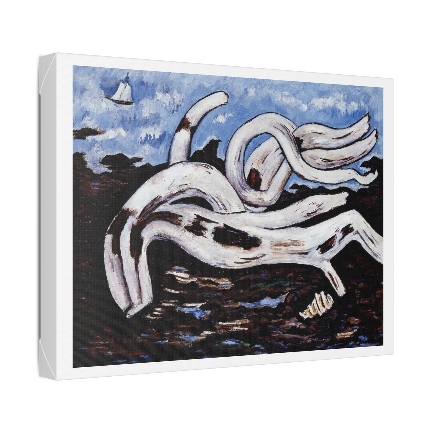 Driftwood on the Bagaduce (1939-1940) by Marsden Hartley, from the Original, Canvas Art Print