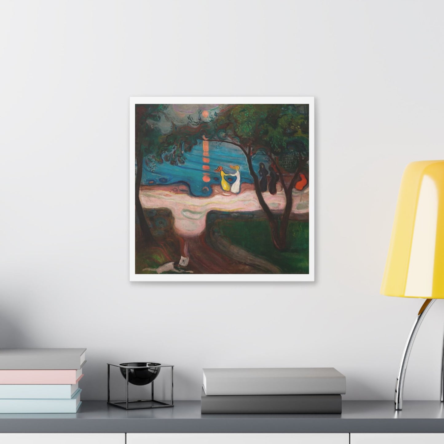 Dance on the Shore also known as the Dance of Life (circa 1900) by Edvard Munch, from the Original, Canvas Art Print