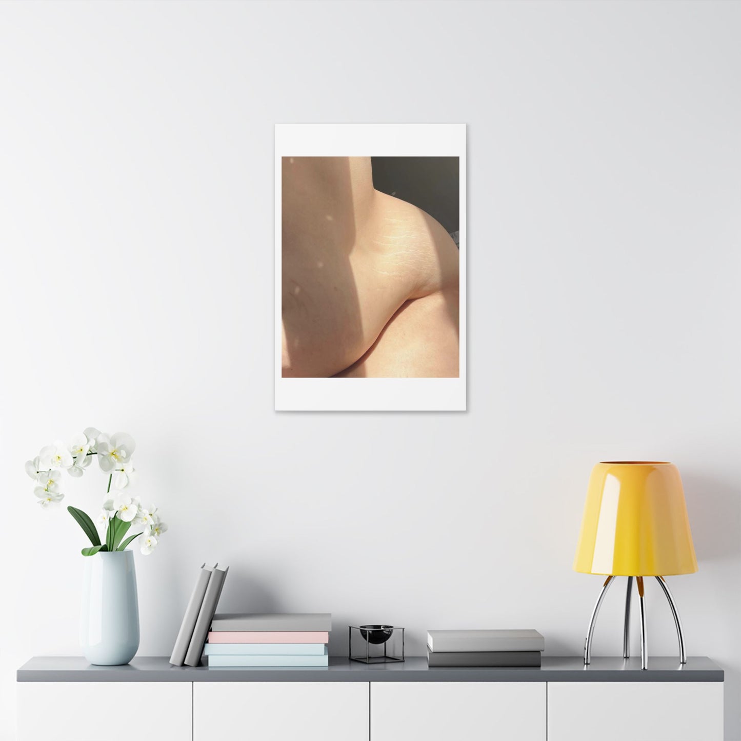 Rubenesque Female Nude 'Designed by AI' Canvas Art Print