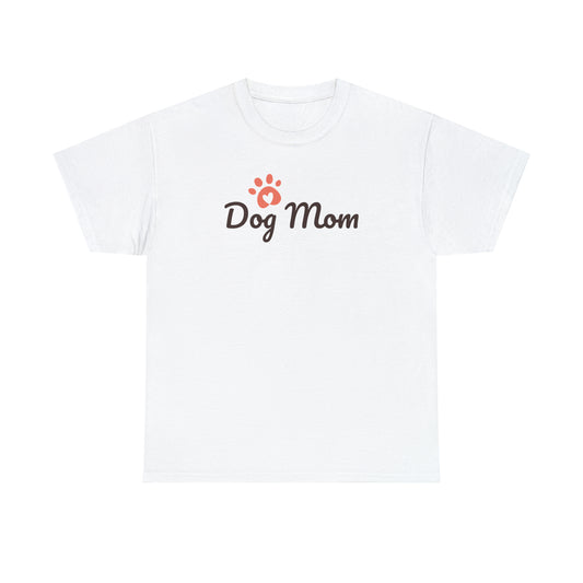 Dog Mom Cotton T-Shirt