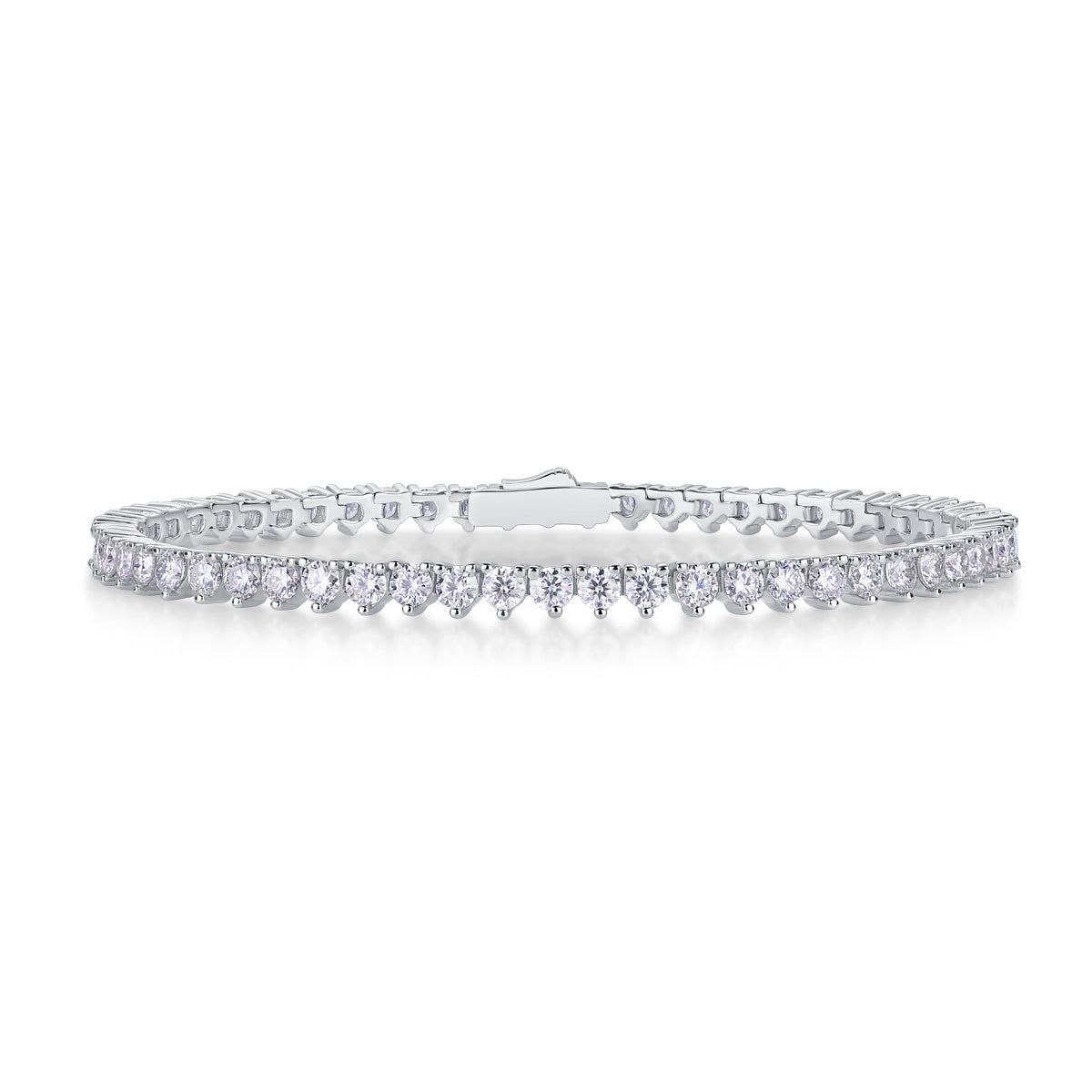 Luxury Fashion Moissanite 925 Sterling Silver Bracelet