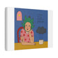 It's Fine V, Cartoon Art Print on Canvas