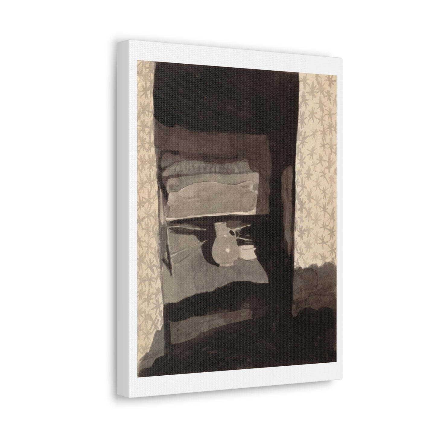 Glance Into a Bedroom (1908) by Paul Klee, Canvas Art Print from the Original