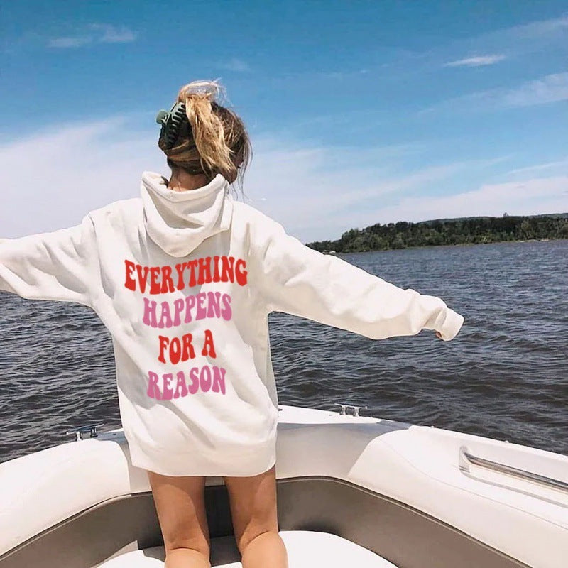 Everything Happens For a Reason, Positive Vibes Hoodie