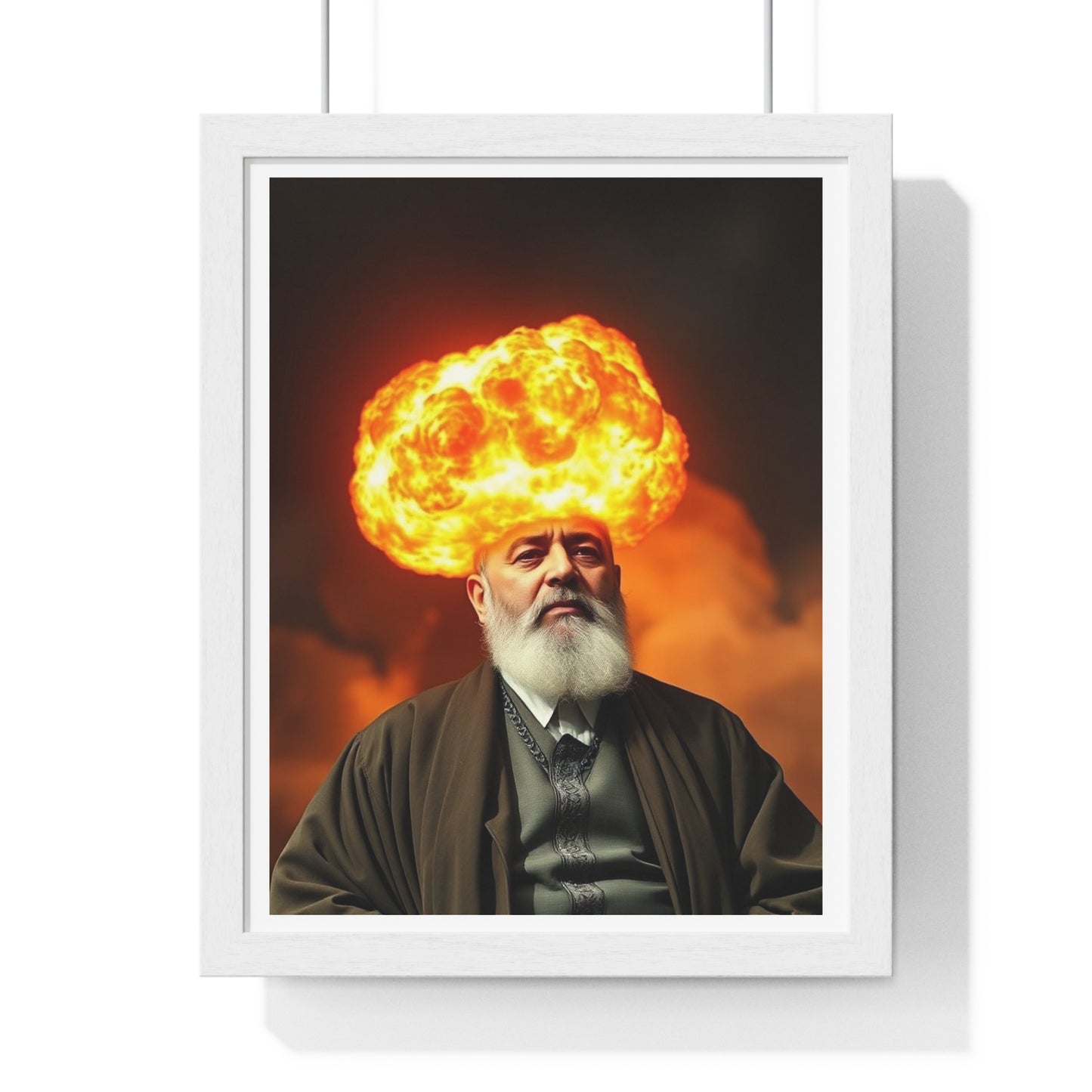 Mind Blowing, Photorealistic Art 'Designed by AI' Framed Print