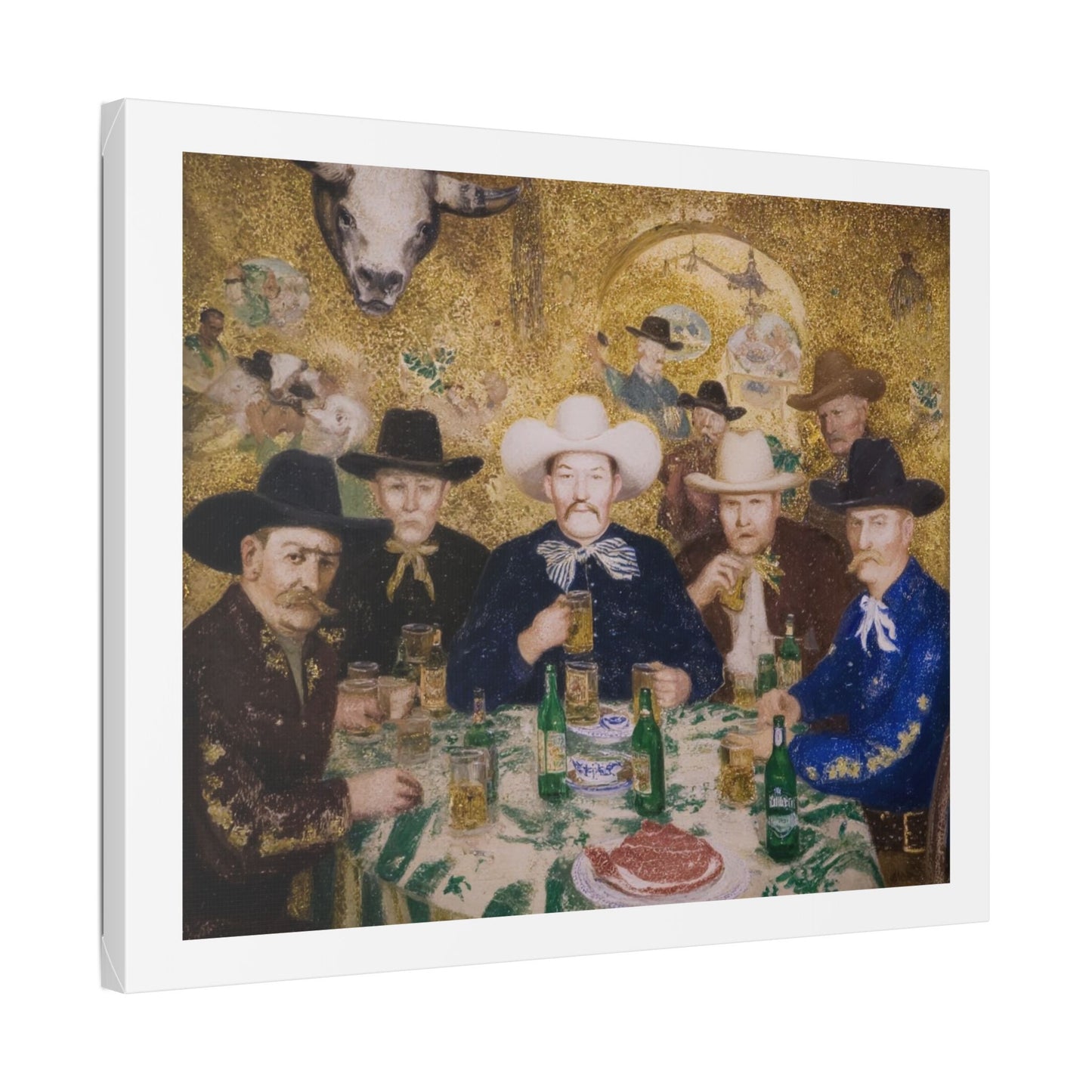 How the West Was Won VI 'Designed by AI' Canvas Art Print