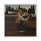 'Angel' Detail Copy After Leonardo da Vinci's Painting Annunciation (1895) by Magnus Enckell, Canvas Art Print
