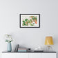 Maranta and Manettia Flower (1917) Japanese Woodblock Art by Kônan Tanigami, from the Original, Framed Art Print