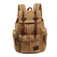 Vintage Thick Cotton Canvas and Leather Rucksack