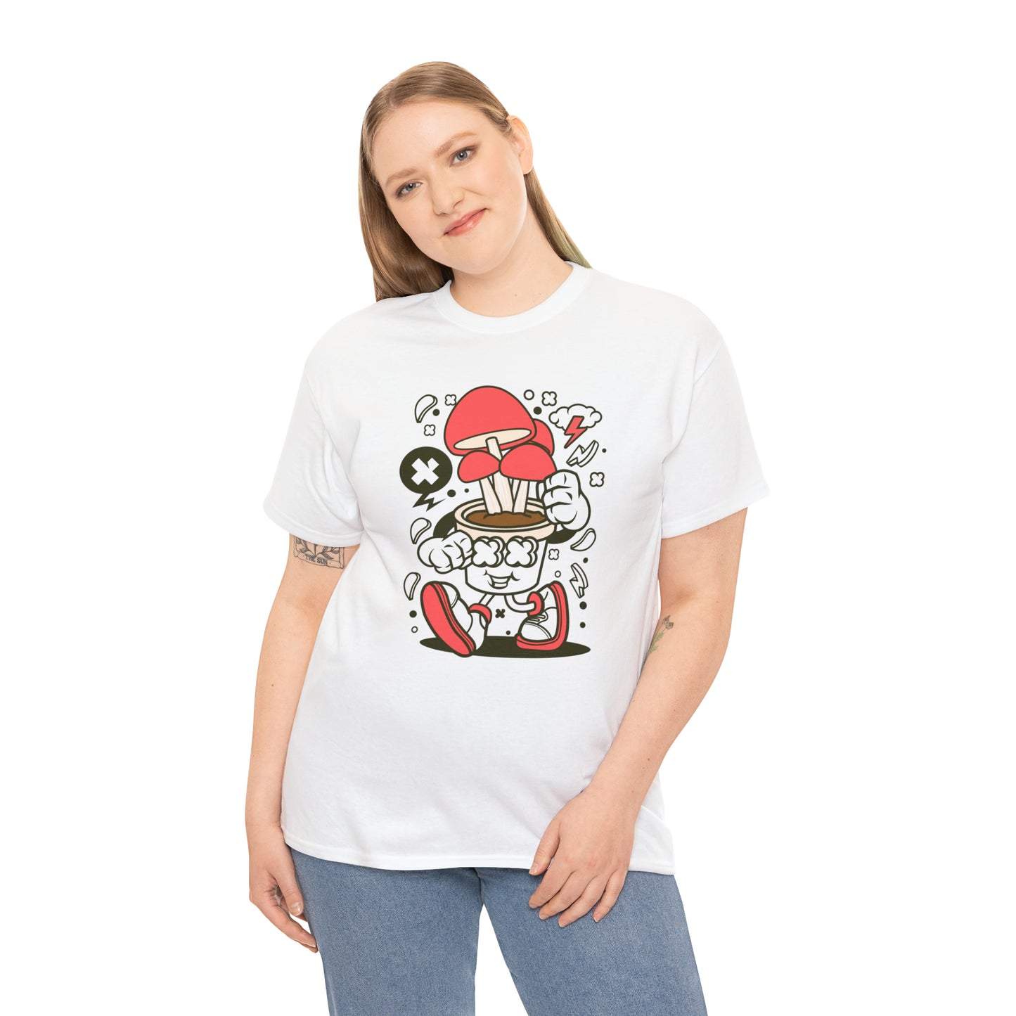 Mushroom Cartoon T-Shirt