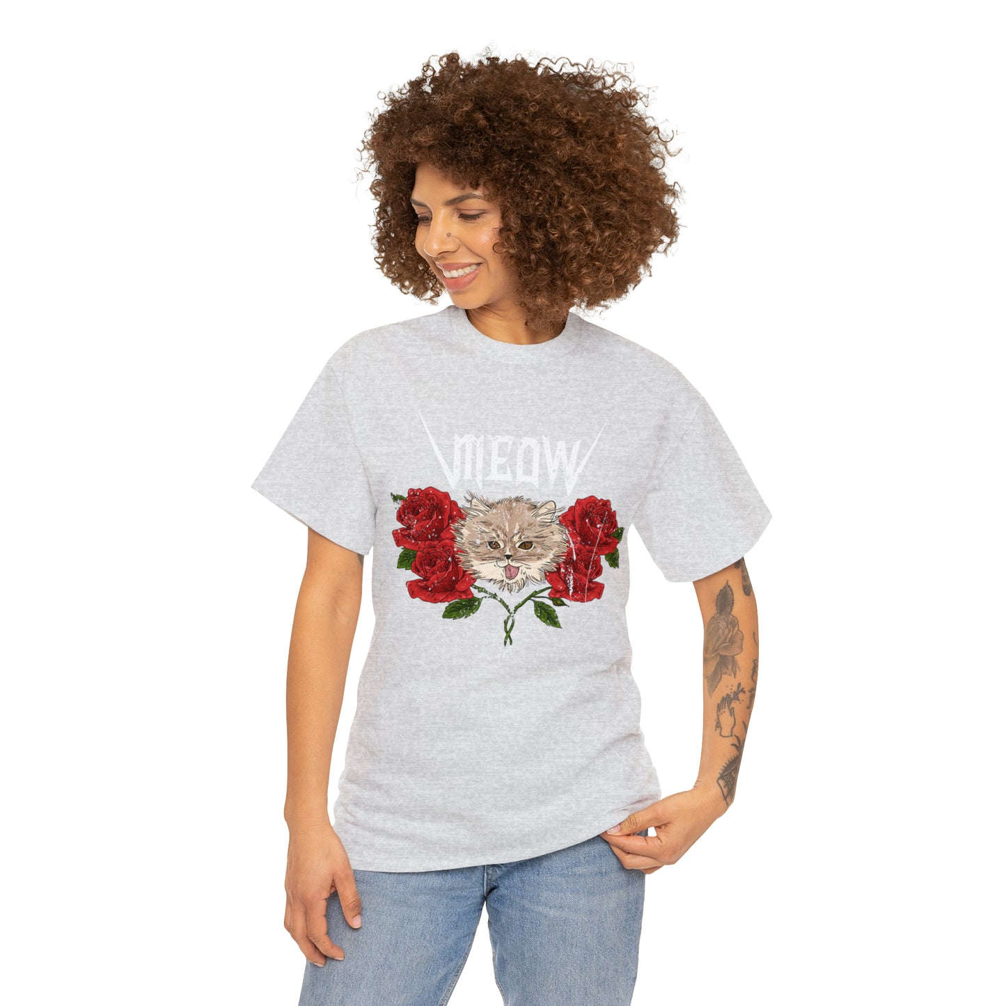 Meow! Cat Design T-Shirt