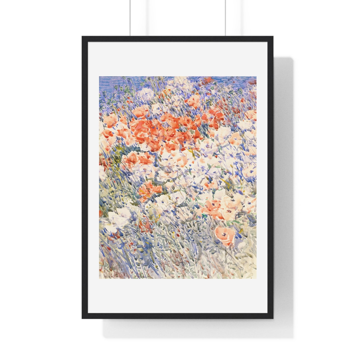 The Island Garden by Childe Hassam (1892) from the Original, Framed Art Print