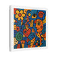 Love and Life Art in the Style of Joan Miro 'Designed by AI' Canvas Art Print