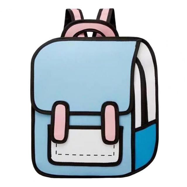 Comic Art Adjustable-Strap Student Backpack