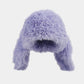 Plush Rabbit Ears Cute Ushanka Hat, Candy Colours