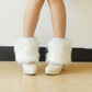 Faux Rabbit Fur Winter Women's Leg Warmers