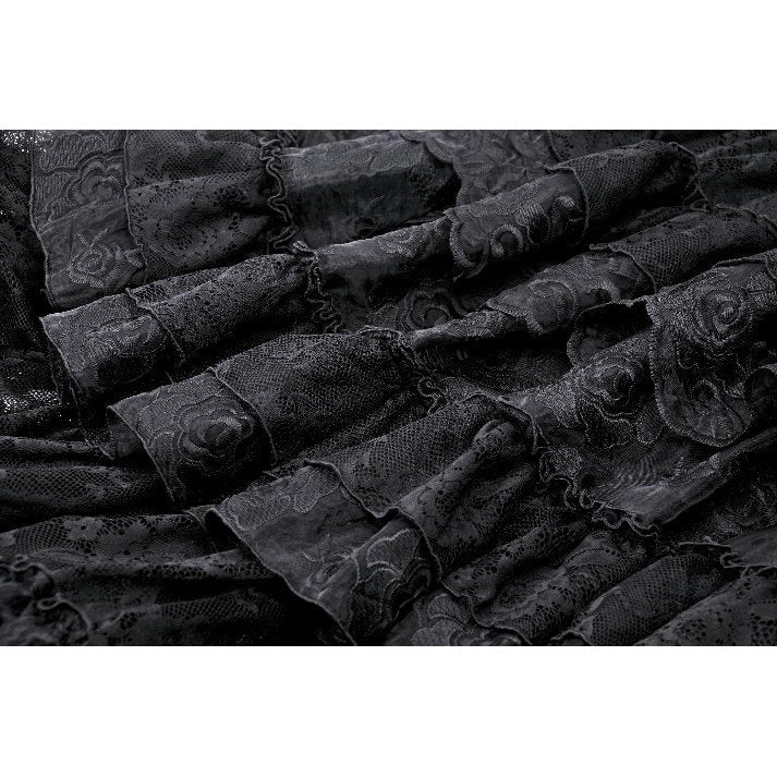 Dark in Love Cressida Gothic Princess Layered Cake Skirt