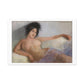 Reclining Model (1899) by Pierre Carrierbelleuse, from the Original, Art Print on Canvas