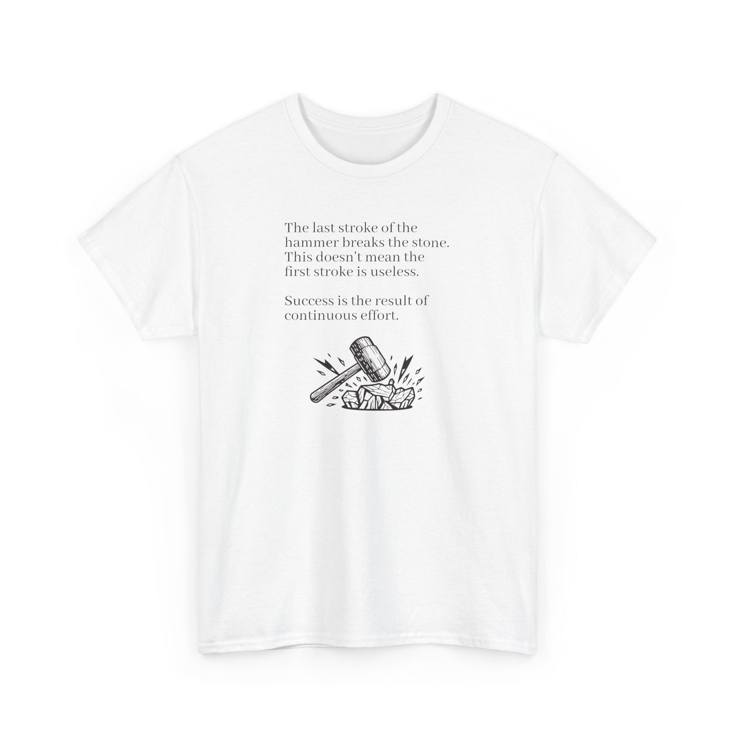 Success is the Result of Continuous Effort, Positive Vibes T-Shirt