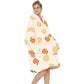 Extra-Large Printed Warm Layabout Blanket Hoodie