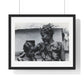 Benin, A Woman and Child with Braided Hairstyles, Vintage Photograph by Herbert Meyerowitz, Framed Print