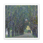 Allee at Schloss Kammer (1910) by Gustav Klimt, from the Original, Art Print on Canvas