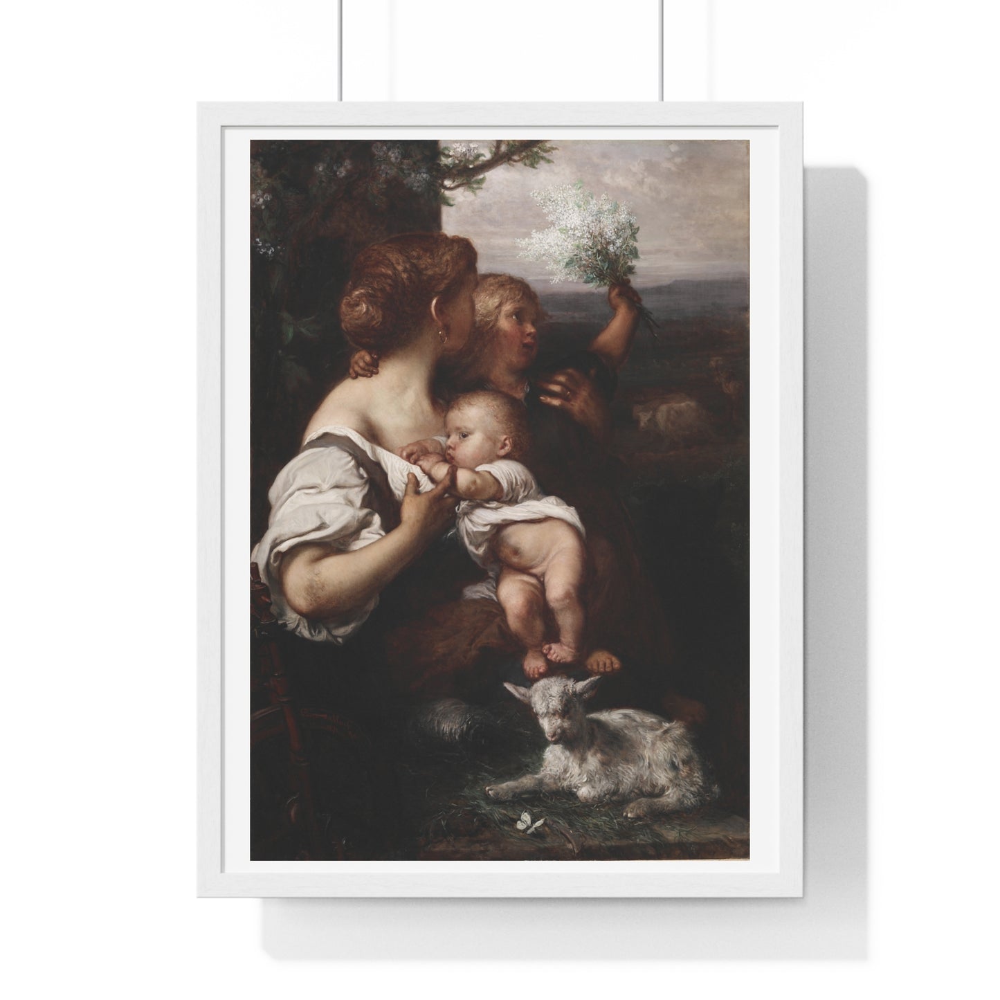 Peace (1872) by Louis Gallait, from the Original, Framed Art Print