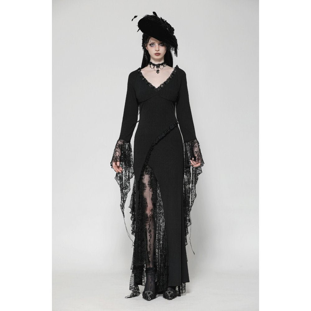 Dark in Love Pandora Witchy Asymmetrical Long Dress