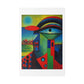 Eye on the Horizon, Picasso Art Style 'Designed by AI' Canvas Art Print
