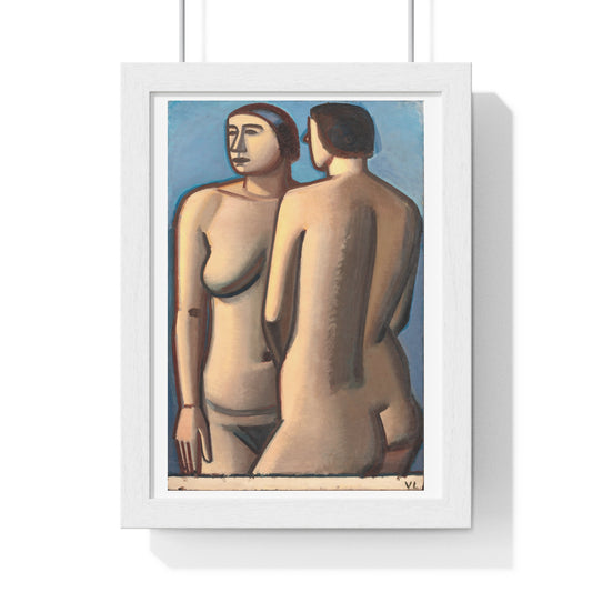 Two Female Nudes (1927) by Vilhelm Lundstrøm, from the Original, Framed Art Print