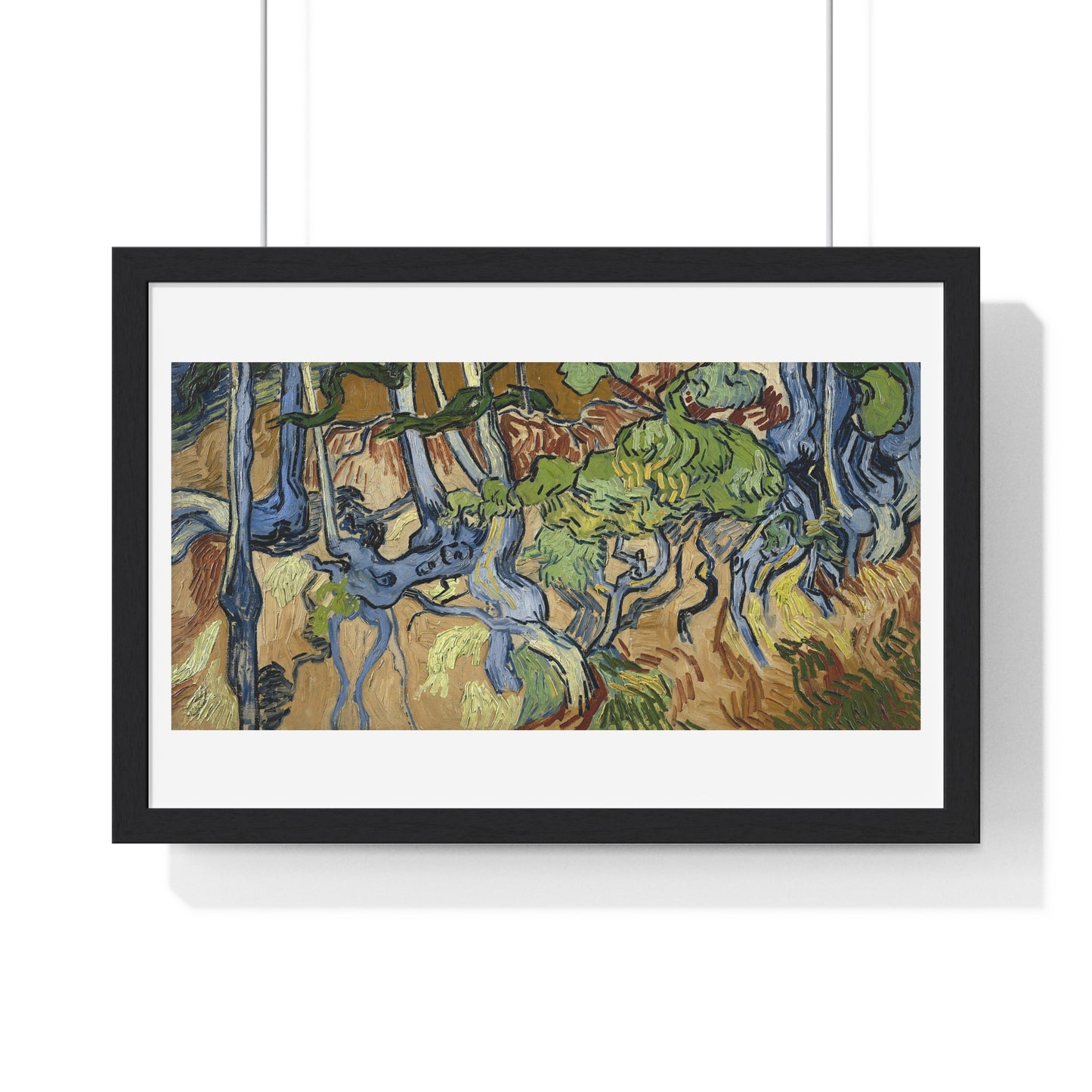 Tree Roots (1890) by Vincent Van Gogh, from the Original, Framed Art Print