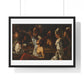Card and Backgammon Players by Michelangelo Merisi Da Caravaggio, from the Original, Framed Print