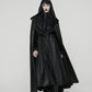 Punk Rave Punk Hooded Cloak in Black