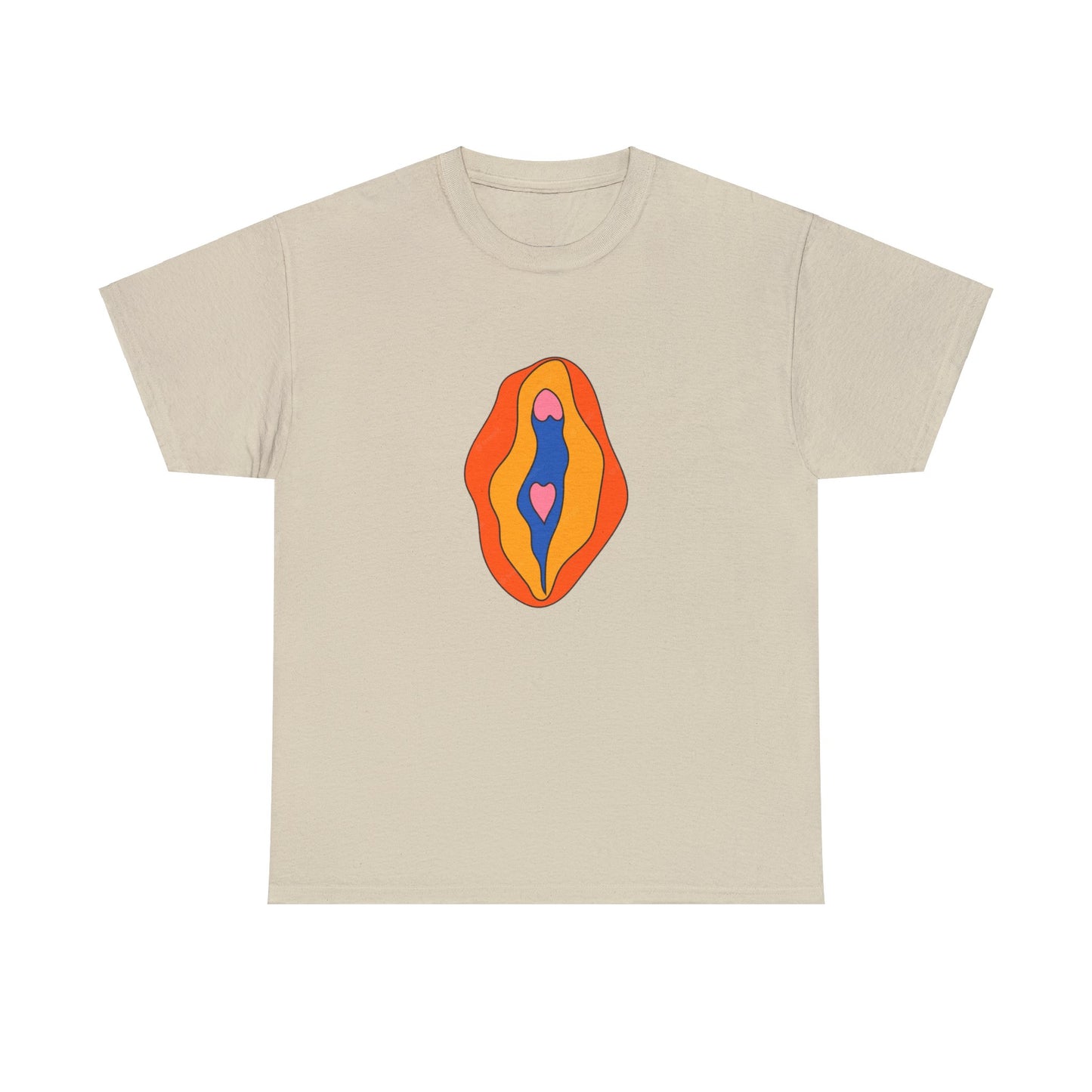 Vagina Abstract Art Graphic T-Shirt