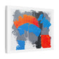 Bold Abstract Palette Knife Painting II, Canvas Art Print