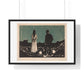 Two People. The Lonely Ones (1899) by Edvard Munch, from the Original, Framed Print