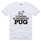 I'd Rather be Walking My Pug T-Shirt, Pug Lover Gift