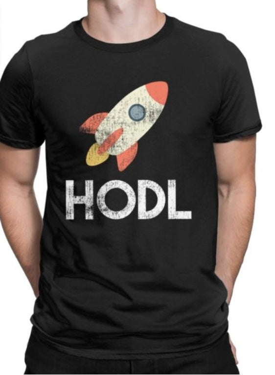 HODL #HODL Hold on For Dear Life, Crypto T-Shirts