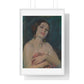 Model Holding Drapery (circa 1929) by Alice Pike Barney, from the Original, Framed Art Print